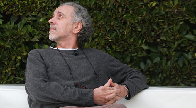 Fernando Trueba, durante una entrevista en Los Ángeles en febrero de 2012