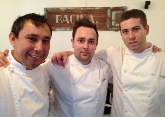 De izquierda a derecha, Gabriel Zapata, Vicente de la Red y Carlos Langreo.