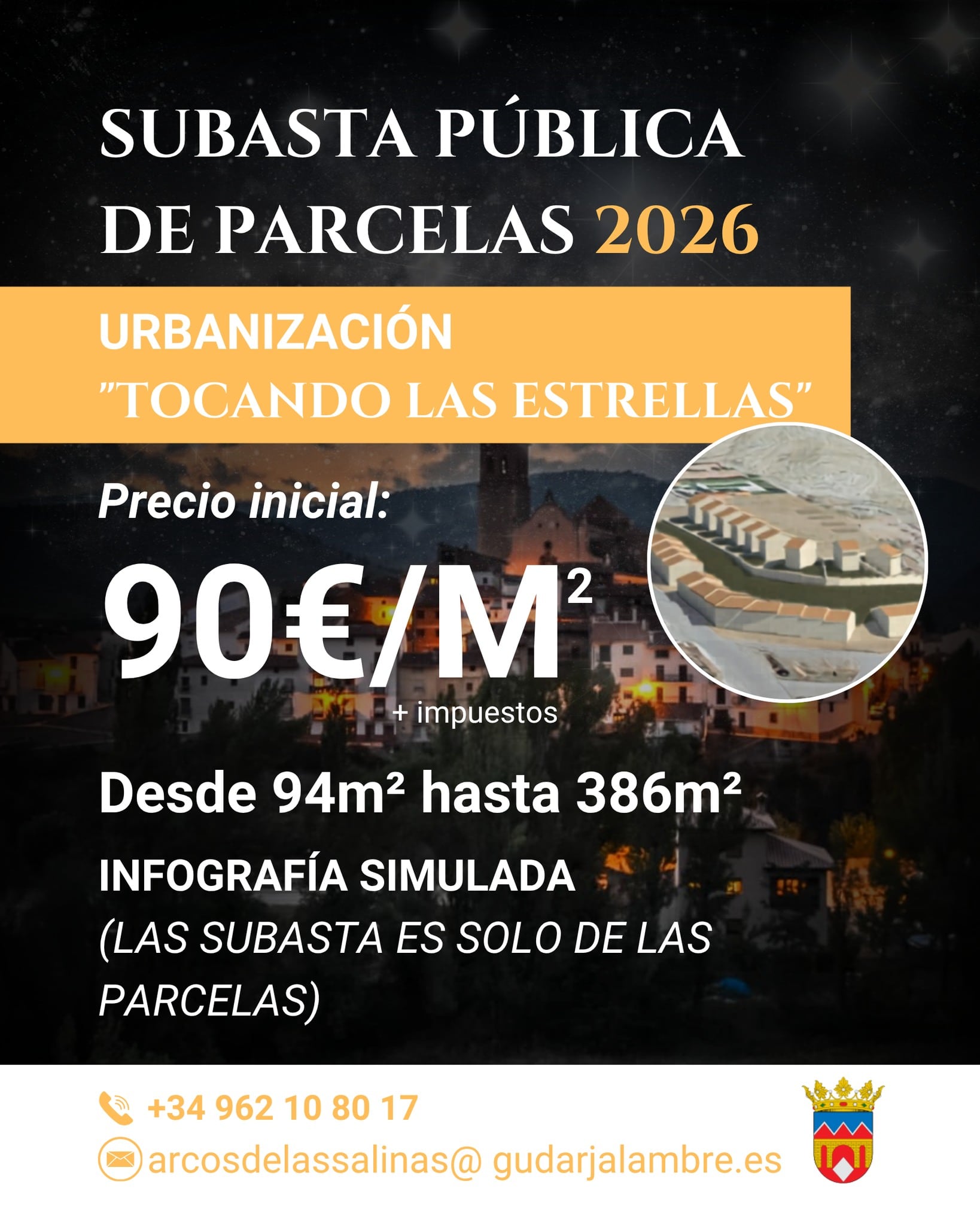 Detalles de la subasta de parcelas