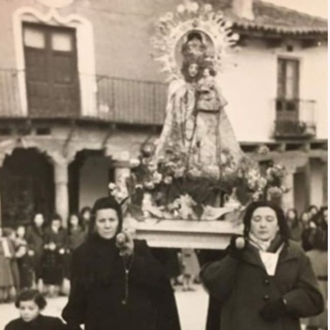 Imagen de la Virgen en Villada (Palencia)