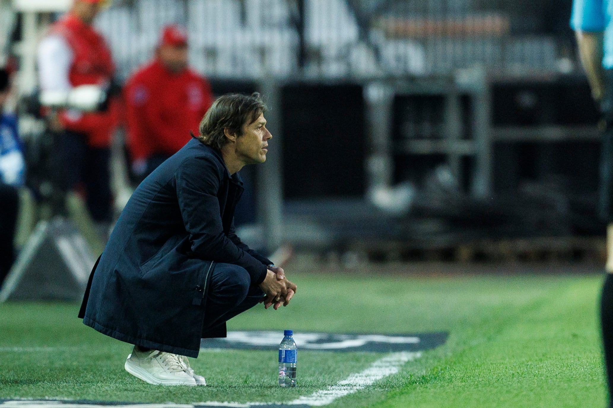 Matías Almeyda, en un partido del AEK de Atenas frente al PAOK