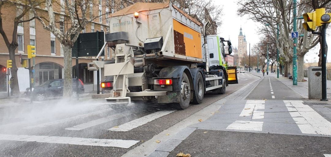 Zaragoza ultima preparativos ante la llegada de la borrasca &#039;Filomena&#039; 