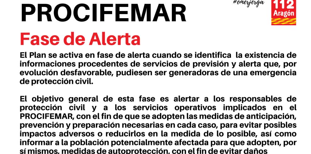 Alerta en Aragón por condiciones meteorológicas adversas