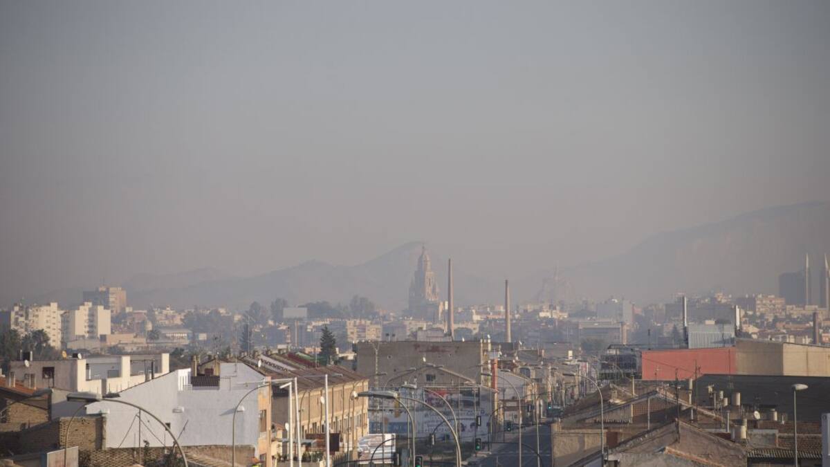La contaminación persiste en el municipio de Murcia un día más