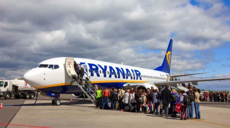 Avión de la compañía Ryanair