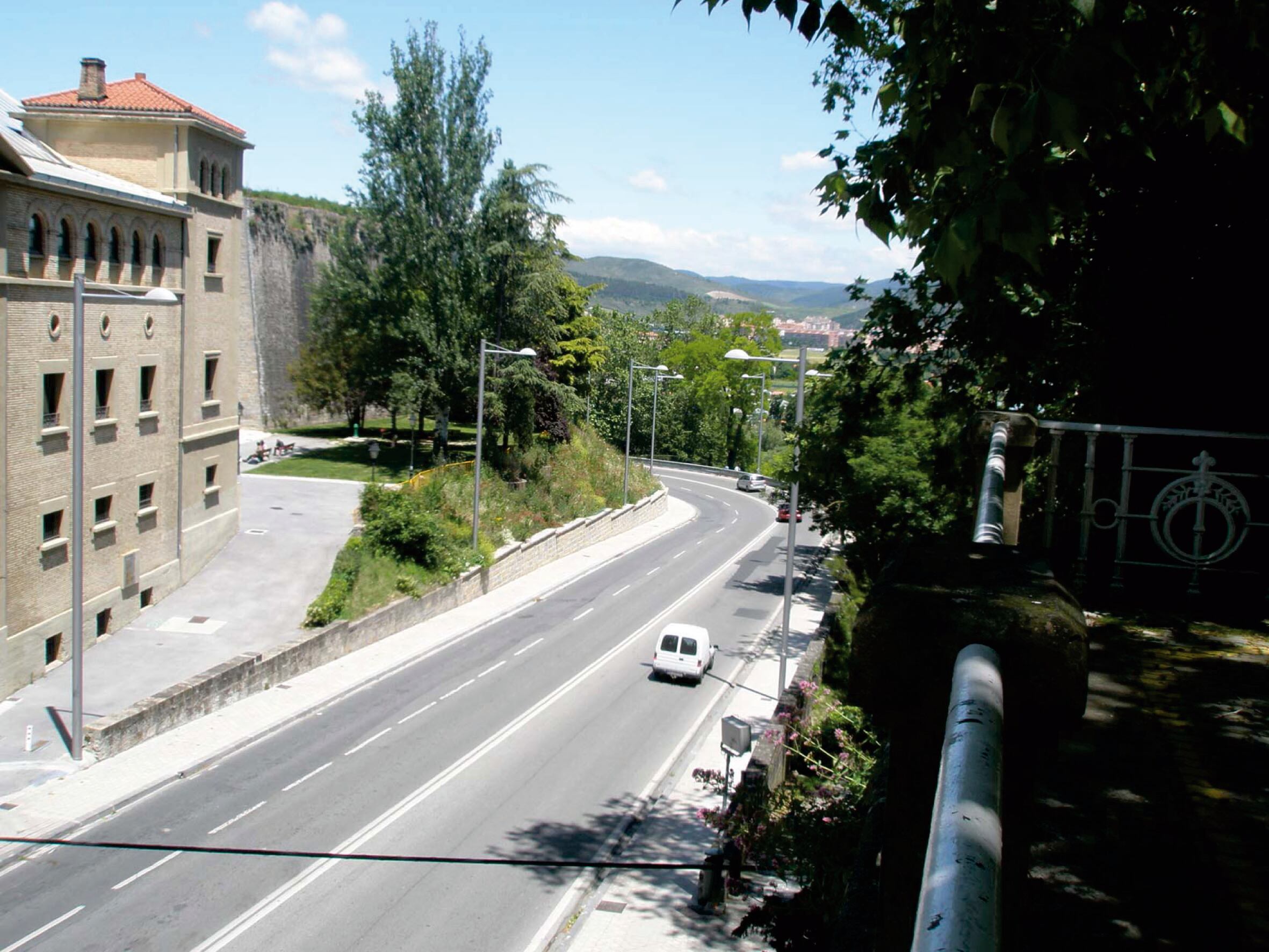 La cuesta de Labrit en Pamplona