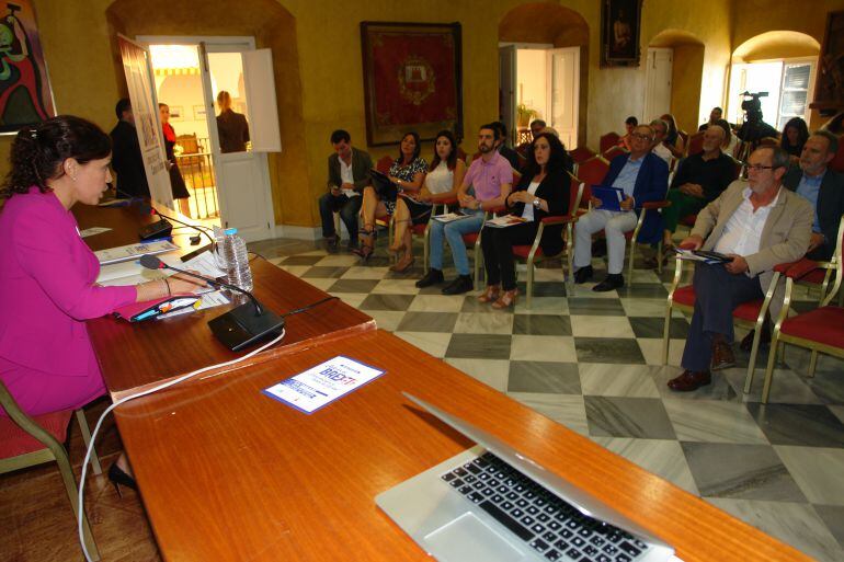 Un momento de la jornada celebrada en el Palacio de los Gobernadores de San Roque.