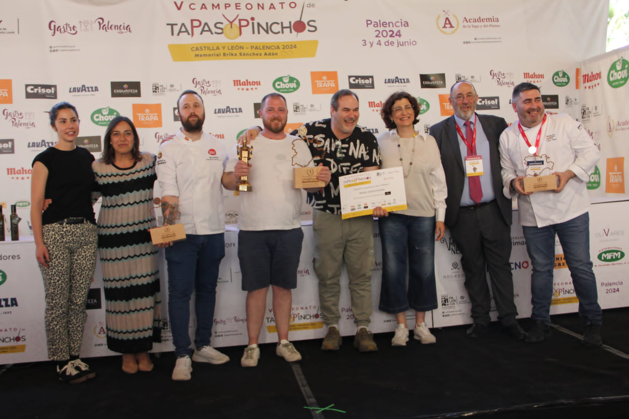 Iván Godoy, del restaurante Río Luz Gastronomía de Valladolid, se impone en el V Campeonato de Tapas y Pinchos de Castilla y León