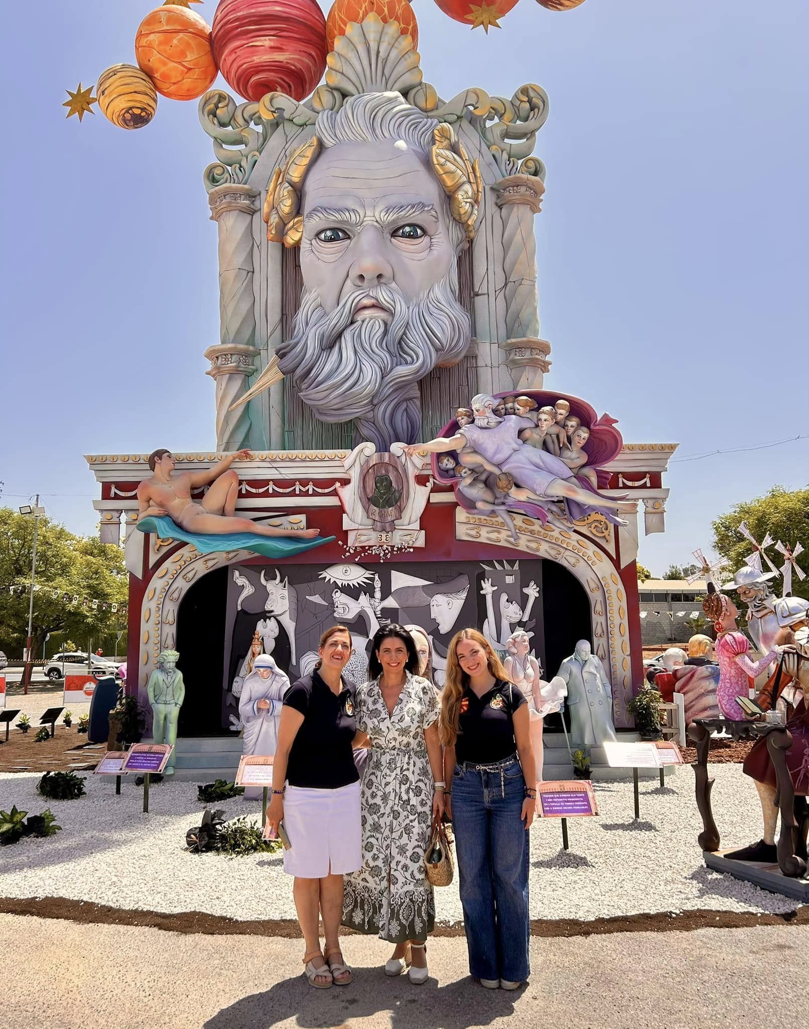 Georgina Soriano, concejala del PP, en la visita