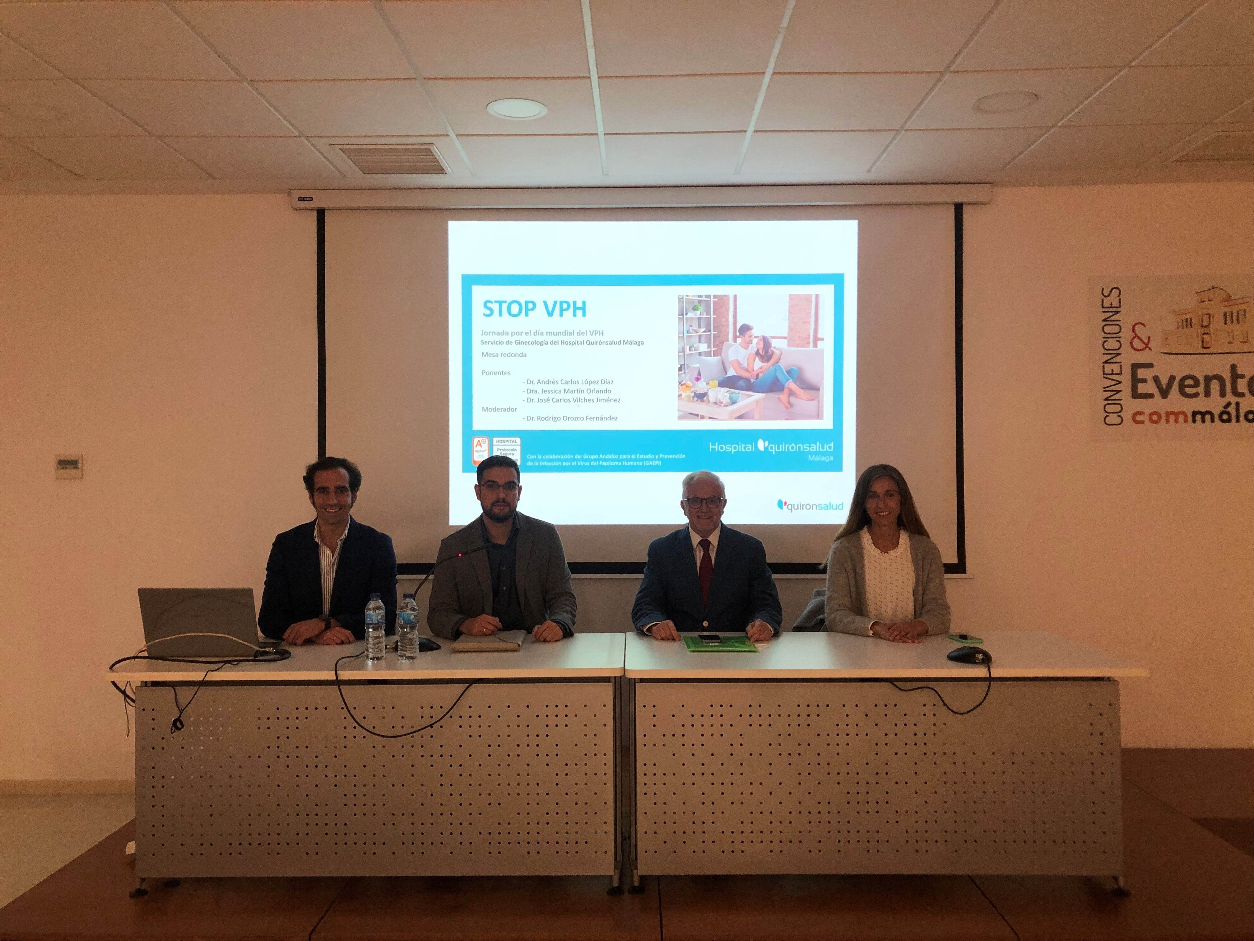 Un momento de la conferencia en Málaga