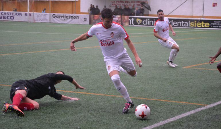 Un momento del partido.