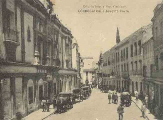 Antigua postal de Córdoba , antigua calle Capitulares