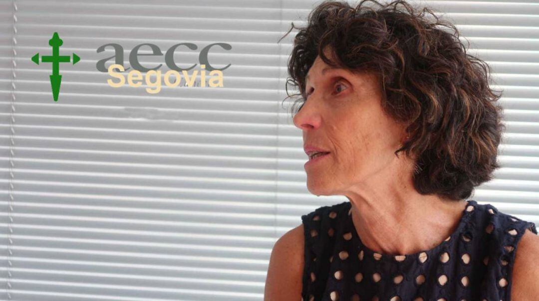 Ana Sanjosé, presidenta de la Asociación Española contra el cáncer en Segovia 