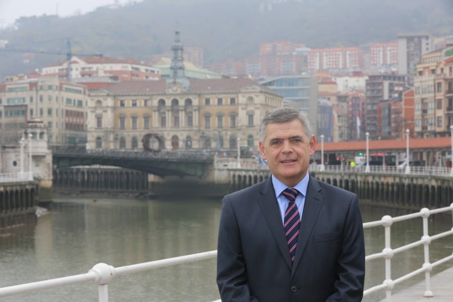 Kepa Odriozola, presidente del Consorcio de Aguas Bilbao Bizkaia.