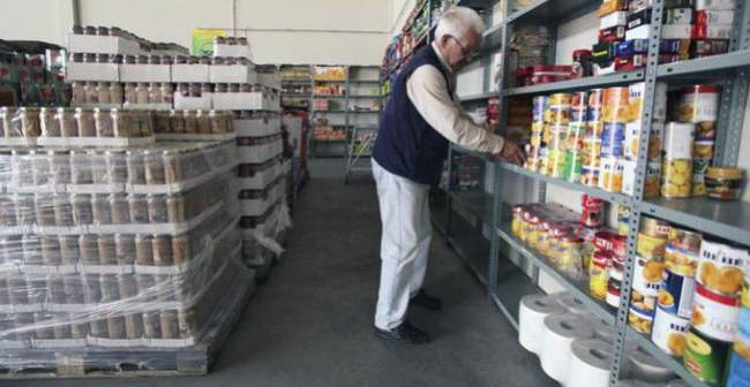 Las instalaciones del banco de alimentos de Toledo.