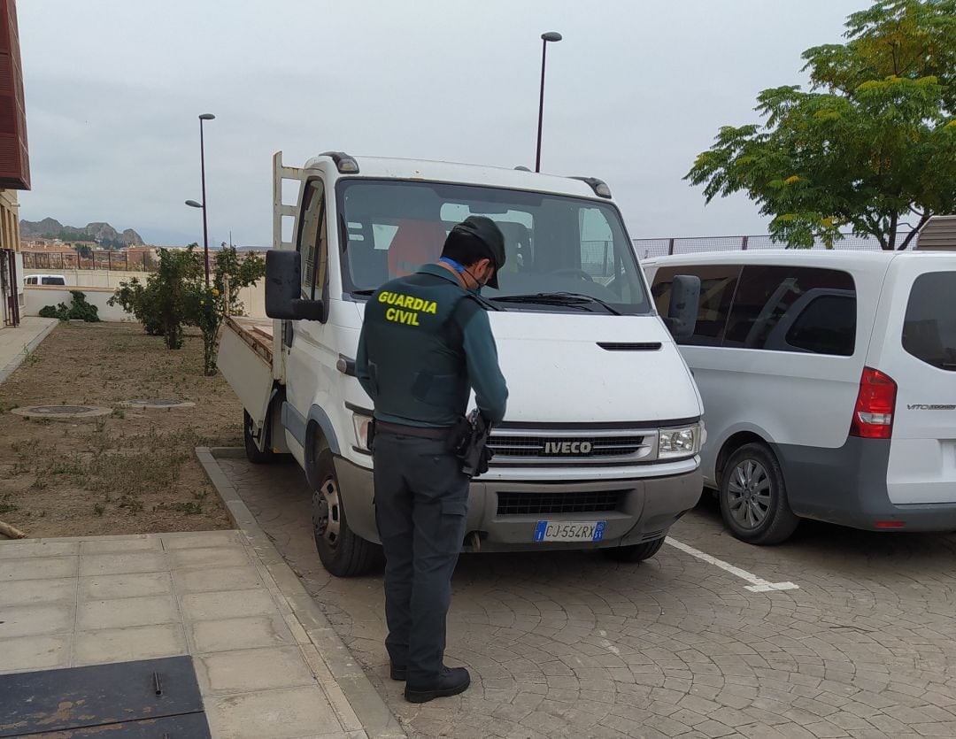 Camión recuperado en Guadix