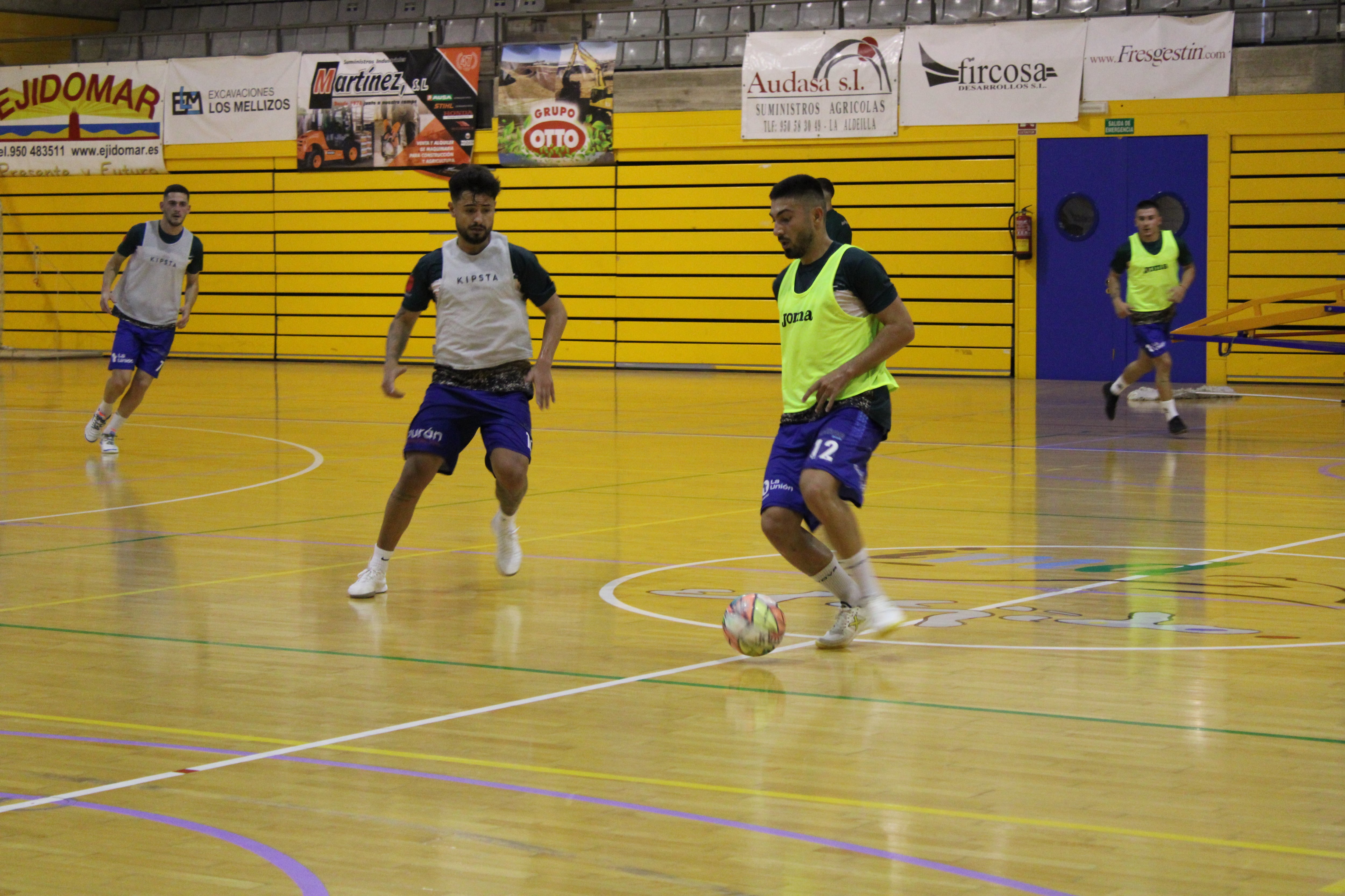 El Inagroup El Ejido Futsal en uno de sus entrenamientos de pretemporada.