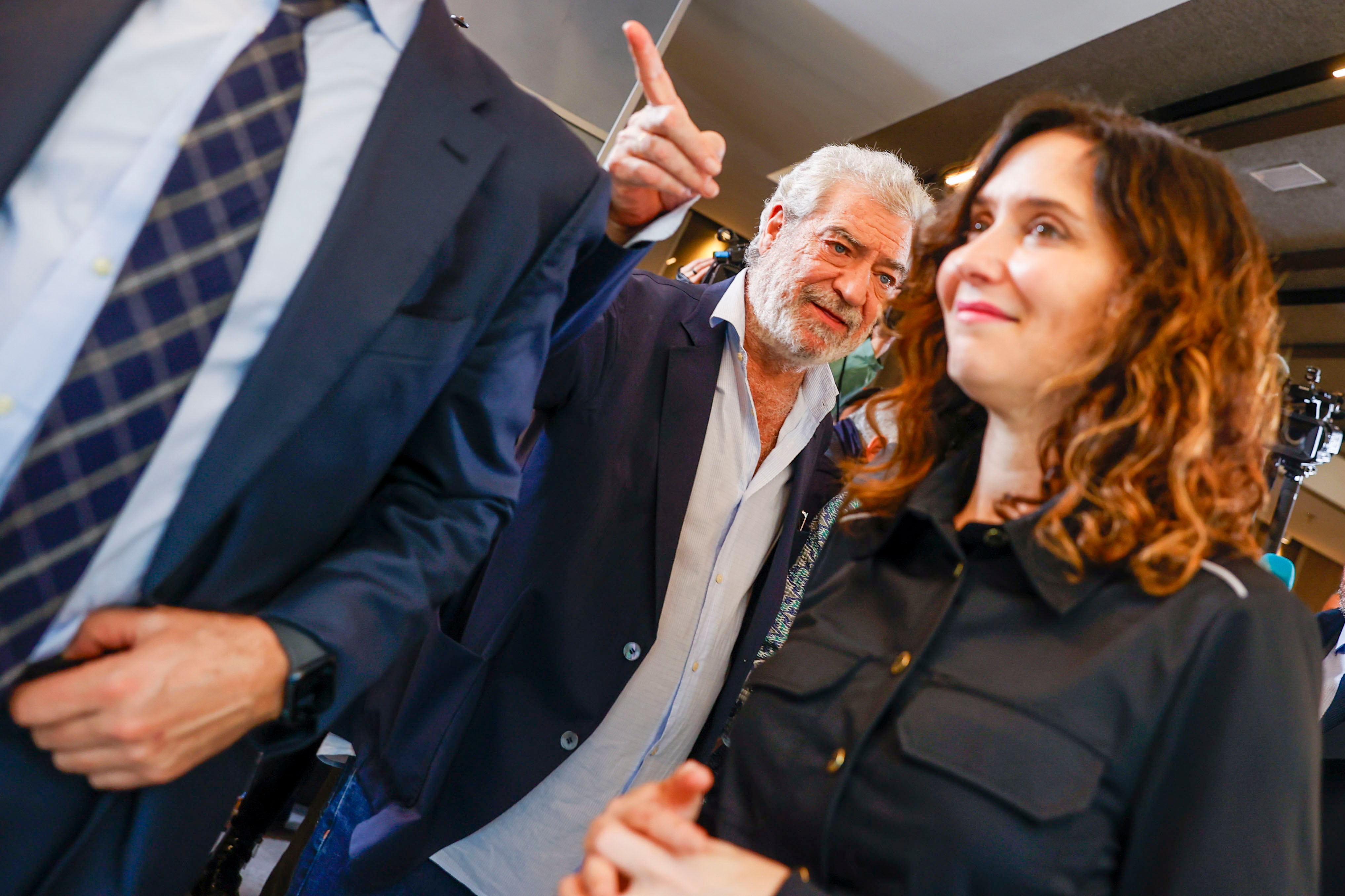 Miguel Ángel Rodríguez, jefe de gabinete de la presidenta de la Comunidad de Madrid, Isabel Díaz Ayuso, durante un acto político.