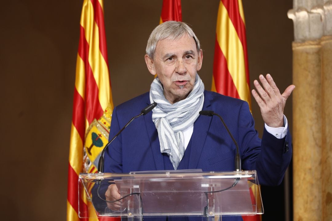 Día de Aragón 2019, cuando recibió el premio al mérito cultural