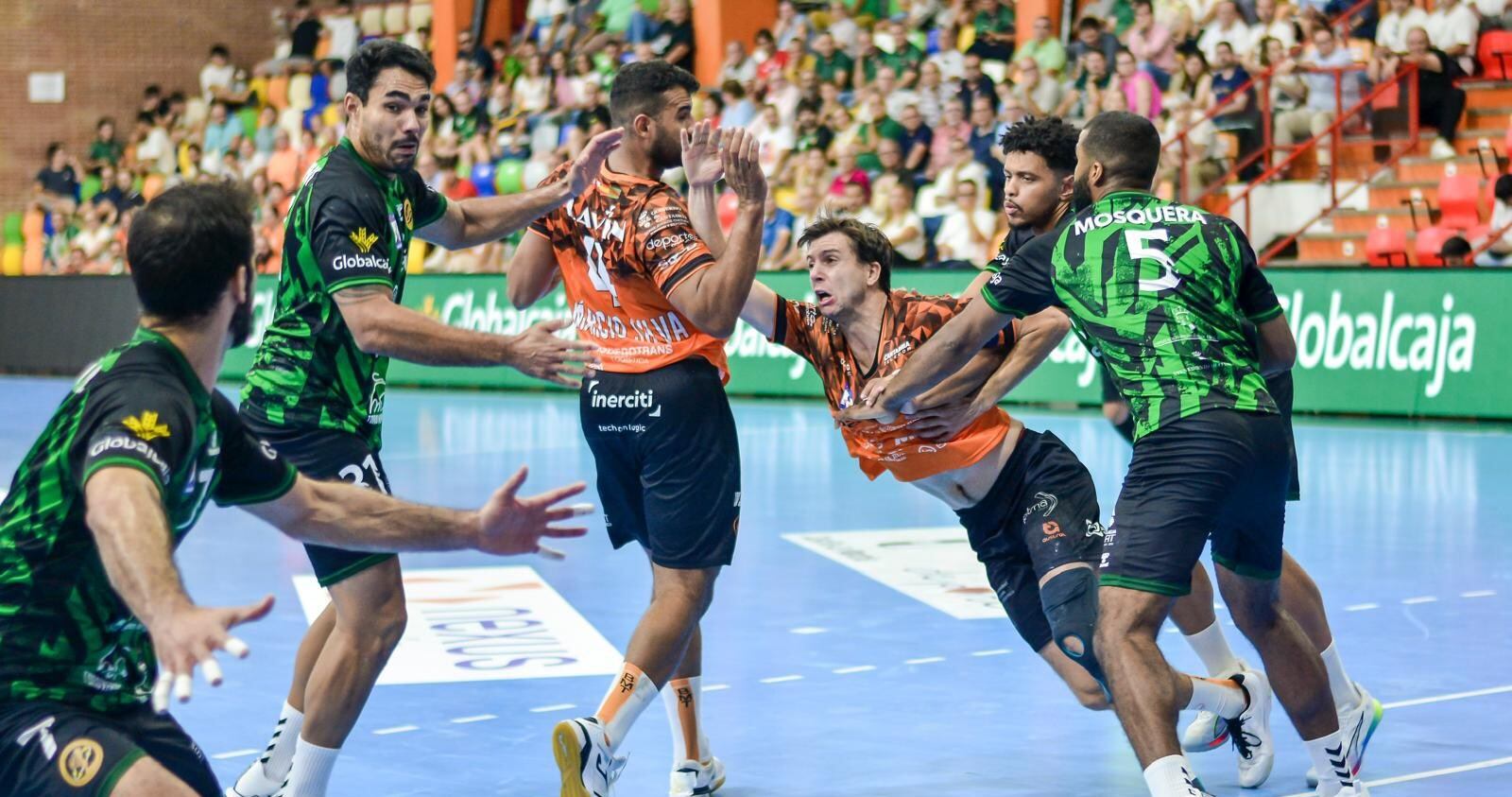 Colunga, durante el partido en Cuenca.