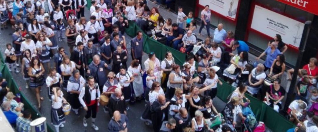 Imagen de archivo de la cabalgata de apertura