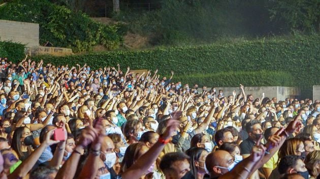 Concierto de Lori Meyers en el Generalife, en la Alhambra (Granada)