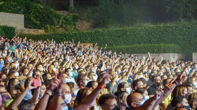 Concierto de Lori Meyers en el Generalife, en la Alhambra (Granada)