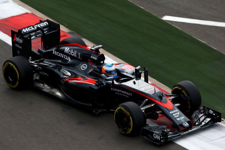 Fernando Alonso durante la Q1.