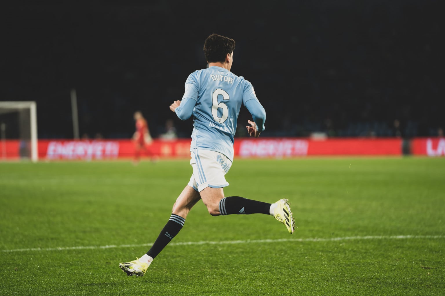 Dotor durante un partido del Celta