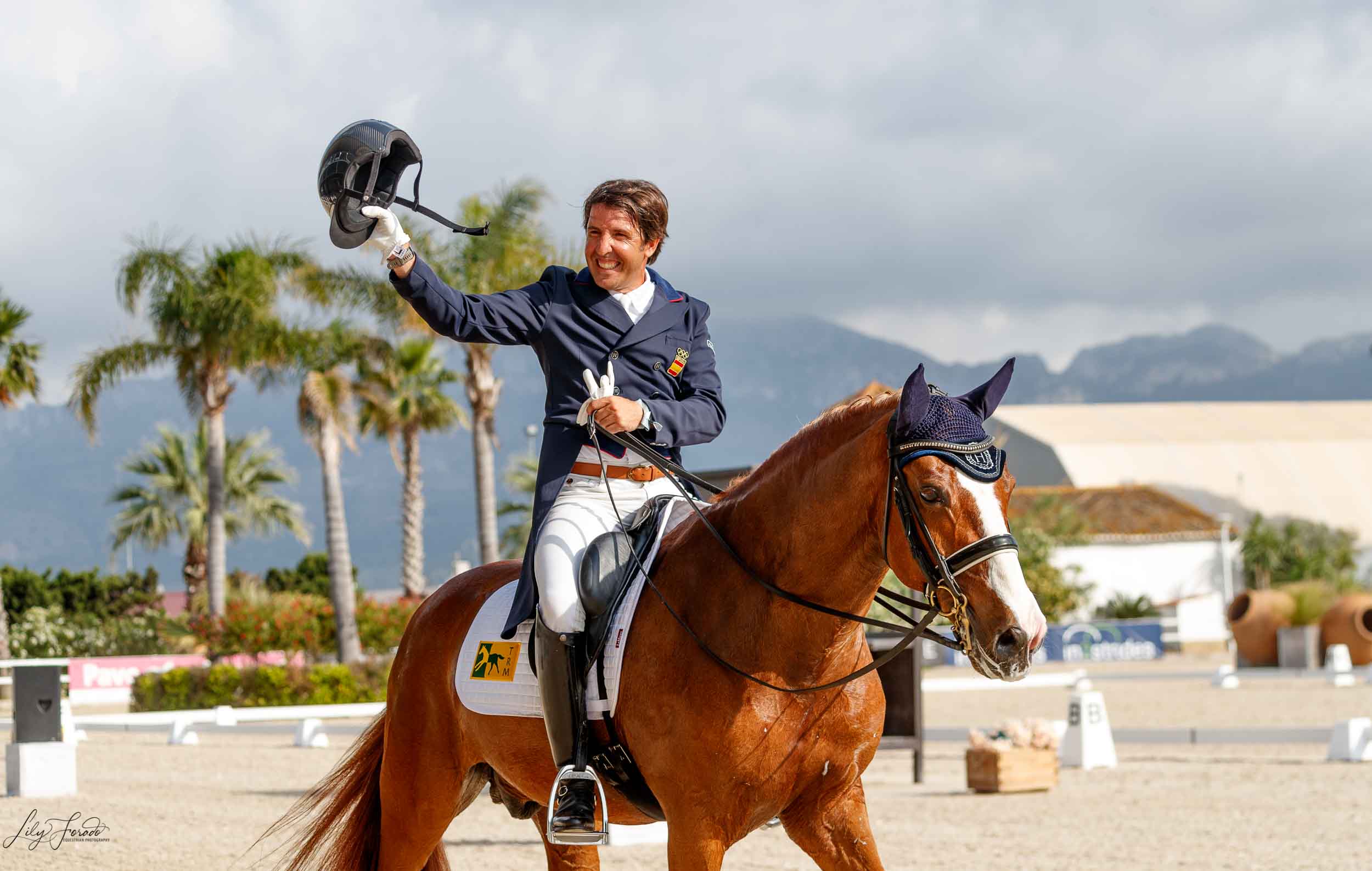 Claudio Castilla y su caballo Alcaide