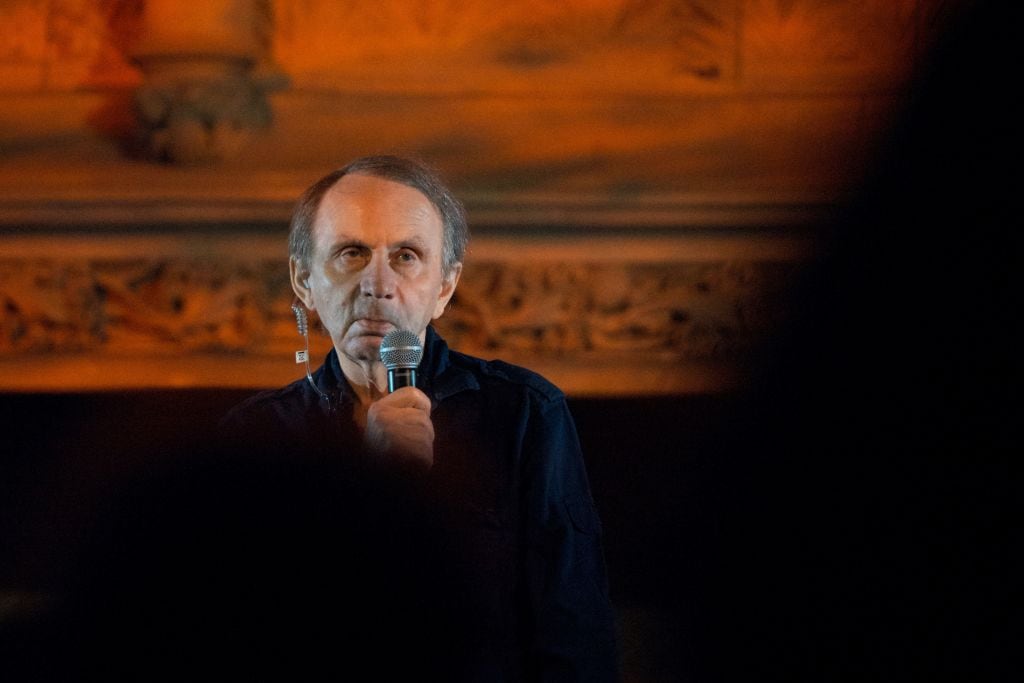 Michel Houellebecq en un festival en Francia este 2022