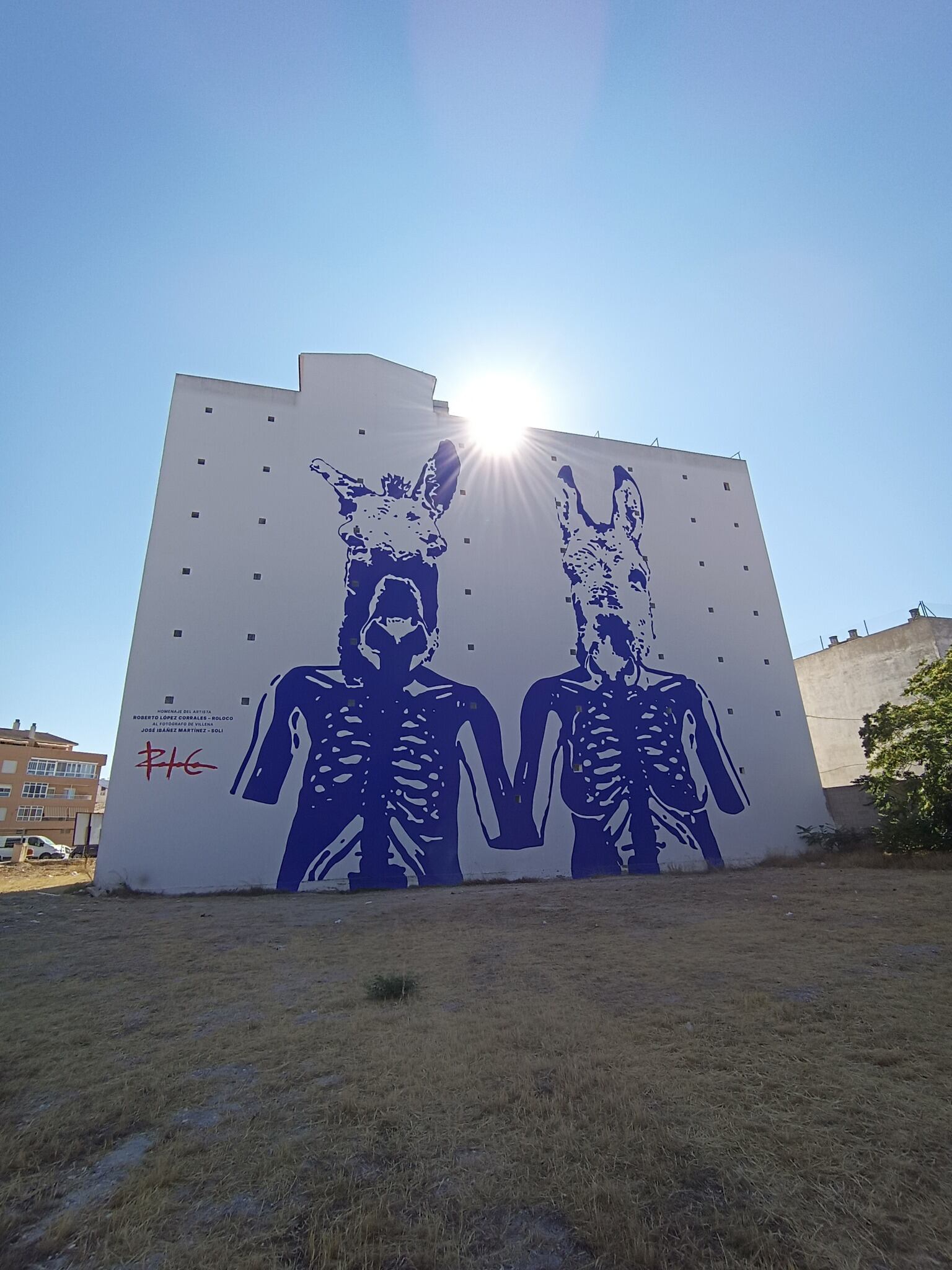 Macro mural homenaje a Soli