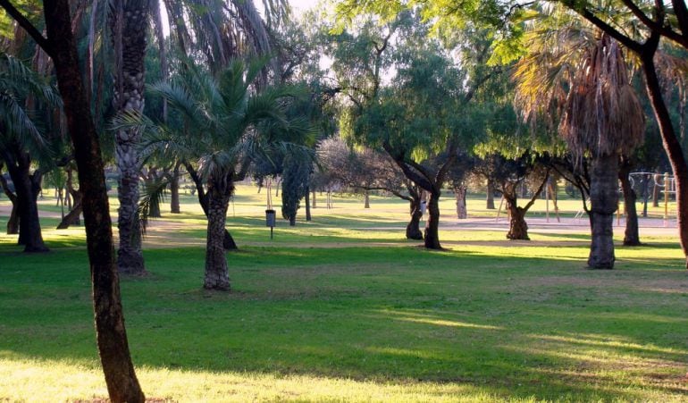Imagen de una de las praderas del Parque Amate