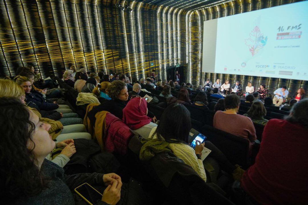 La Sala Azteca de la cineteca de Madrid albergó la presentación