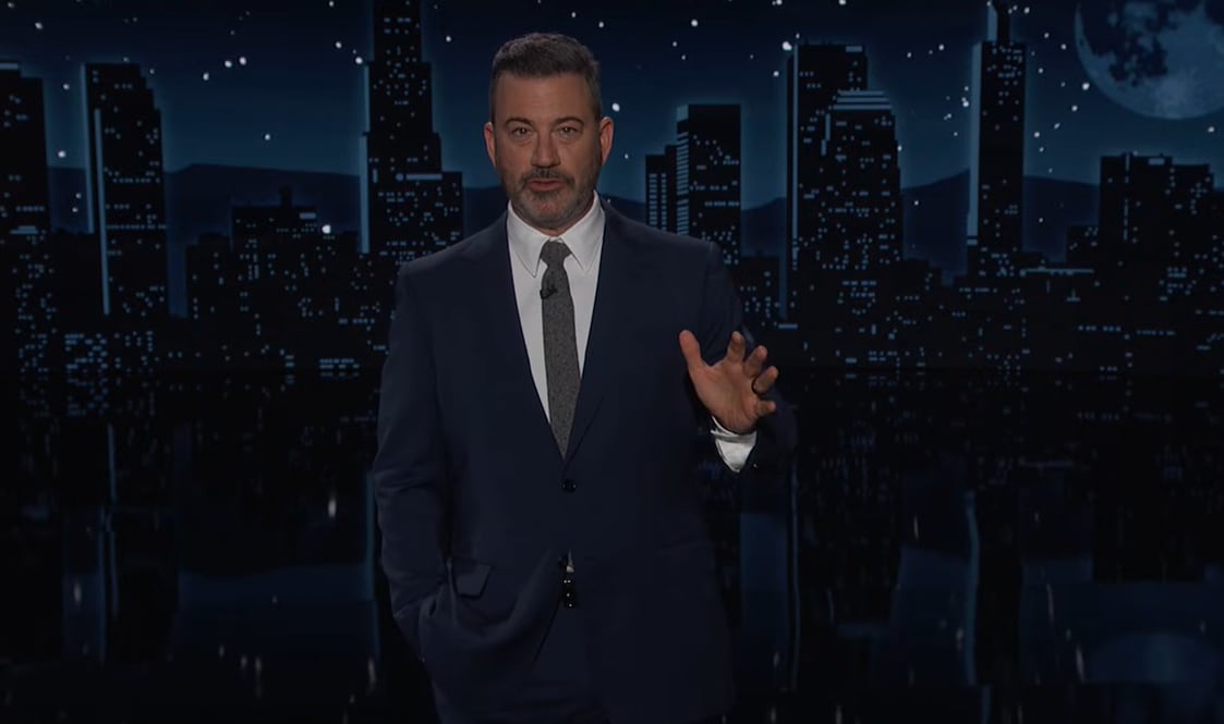 Captura de Jimmy Kimmel durante su últimp programa.