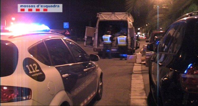 La furgoneta on es feia el tràfic de persones des de Tànger