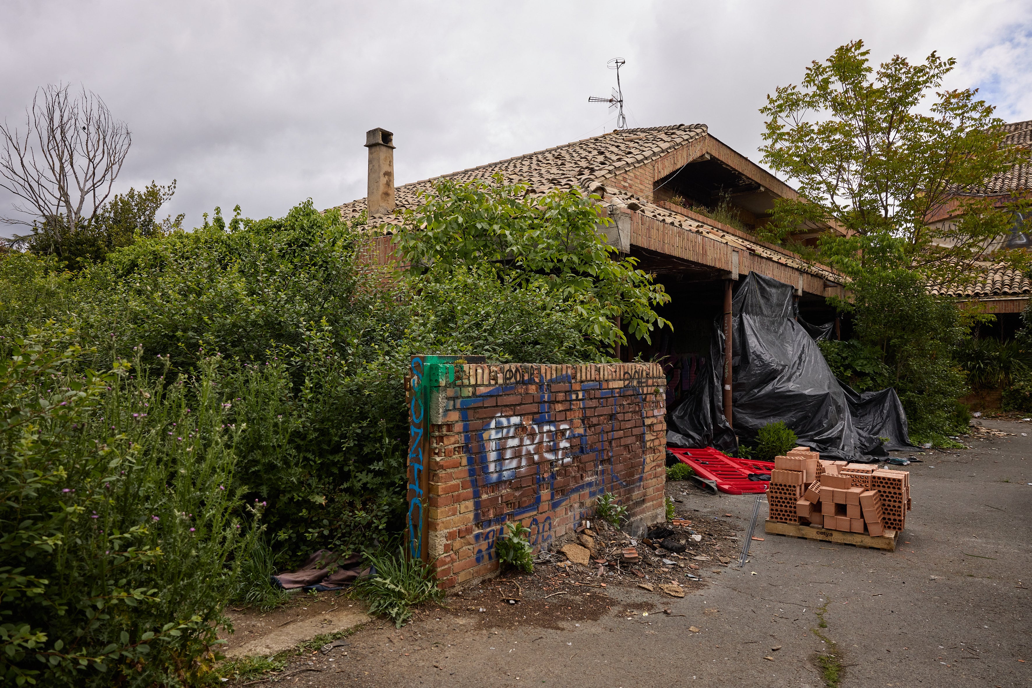 El antiguo convento de Agustinas, en el parque de Arantzadi