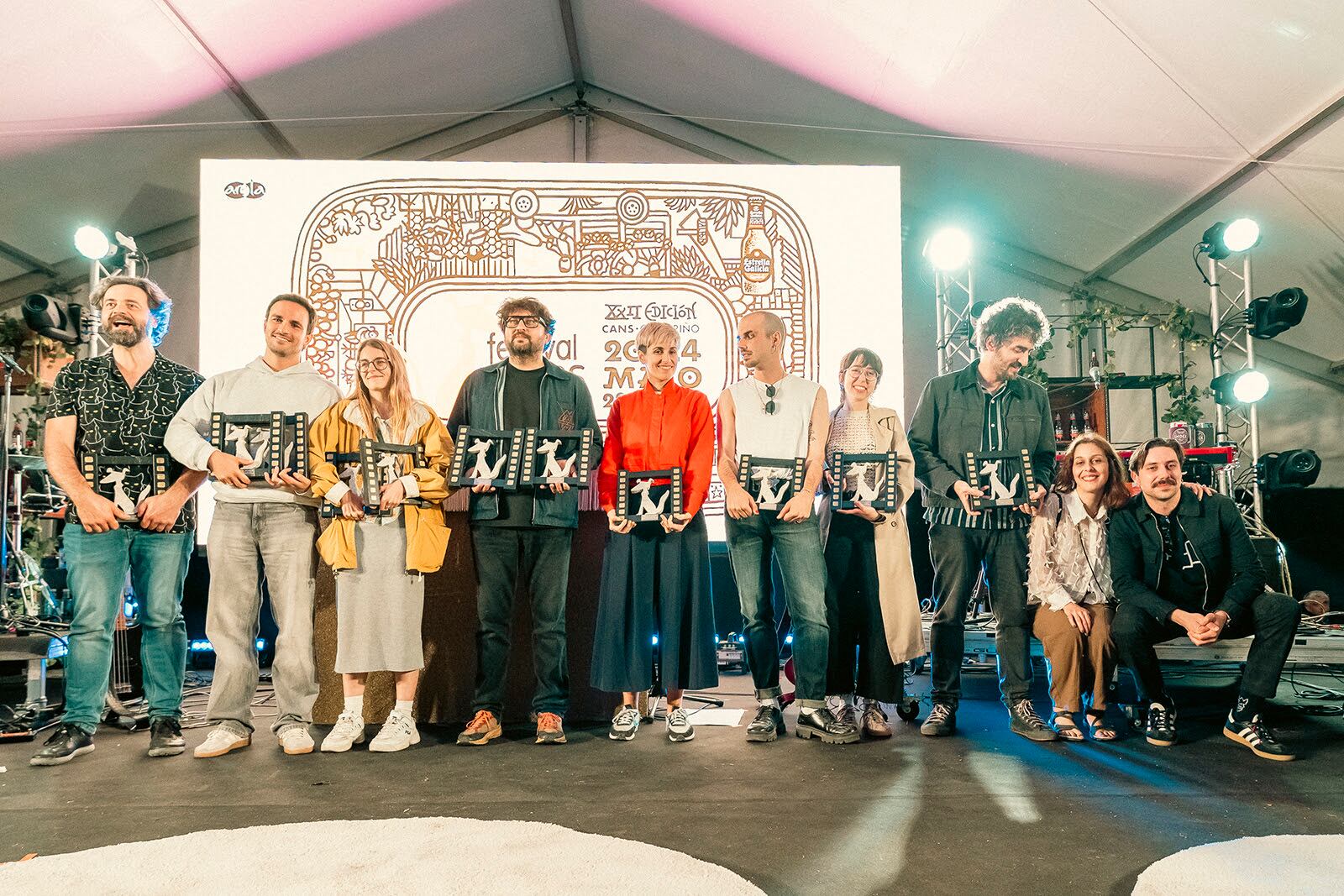 Premiados na última edición do Festival de Cans