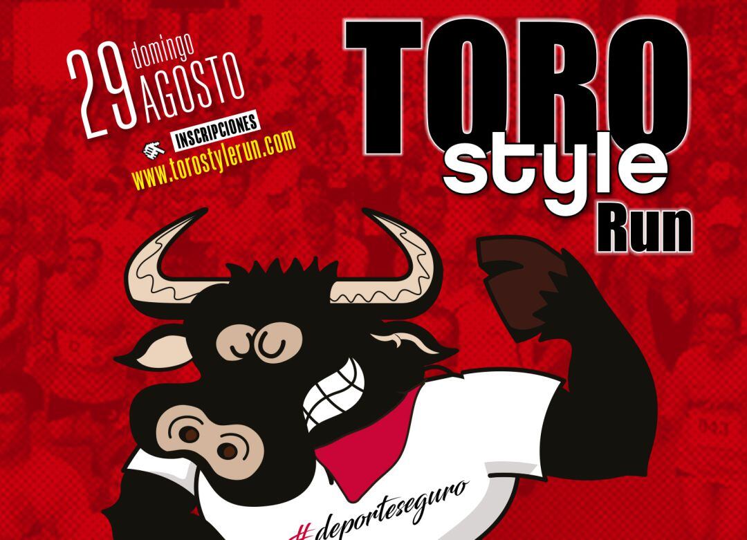 Cartel de la carrera Toro Style Run de San Sebastián de los Reyes