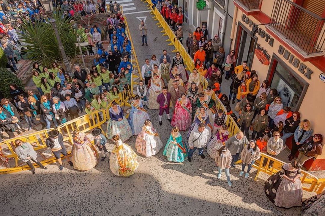 Acto del Pregó en la ciudad de Oliva este 2020 
