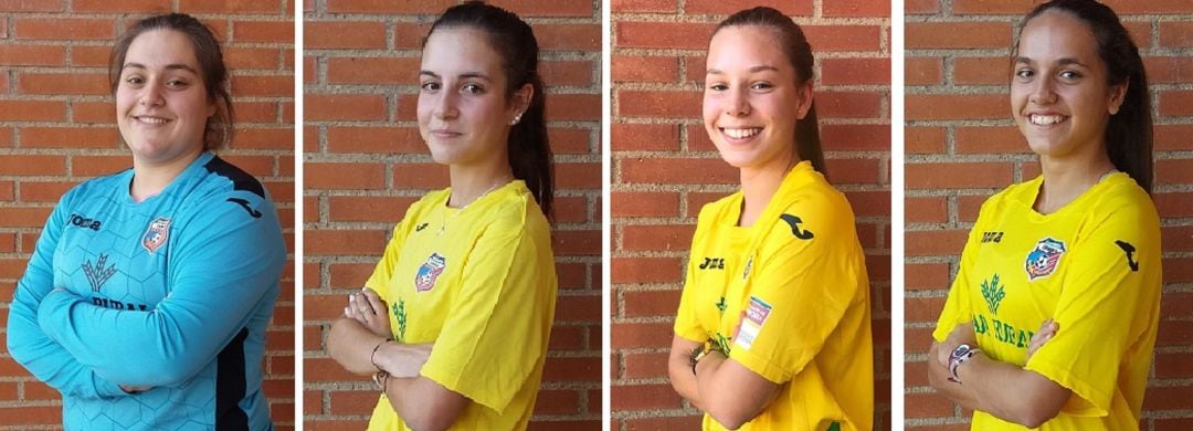 Las cuatro jugadoras seleccionadas