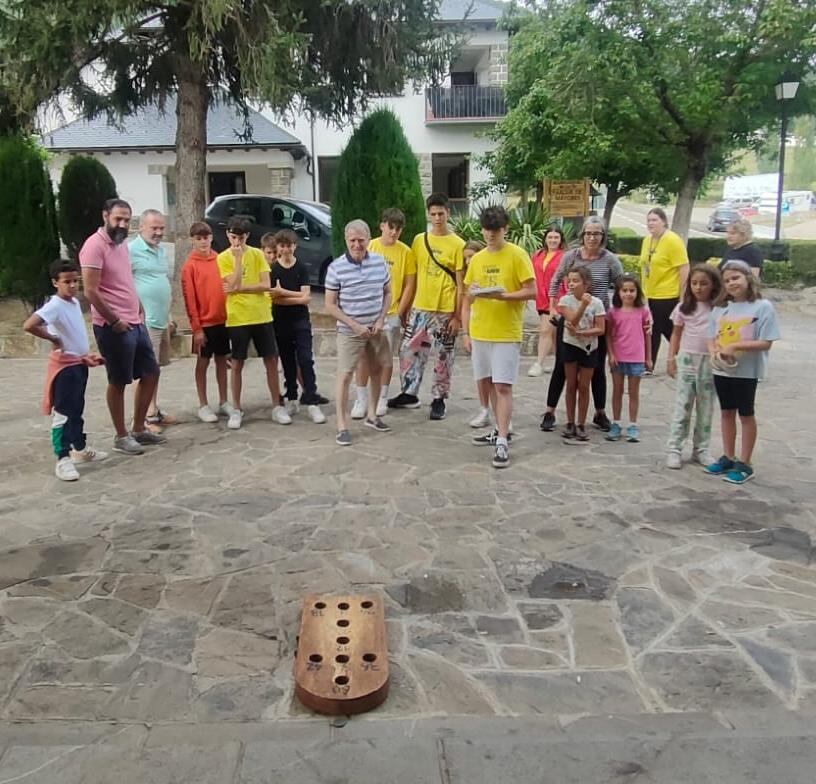 Los juegos tradicionales fueron protagonistas en las fiestas de Gavín