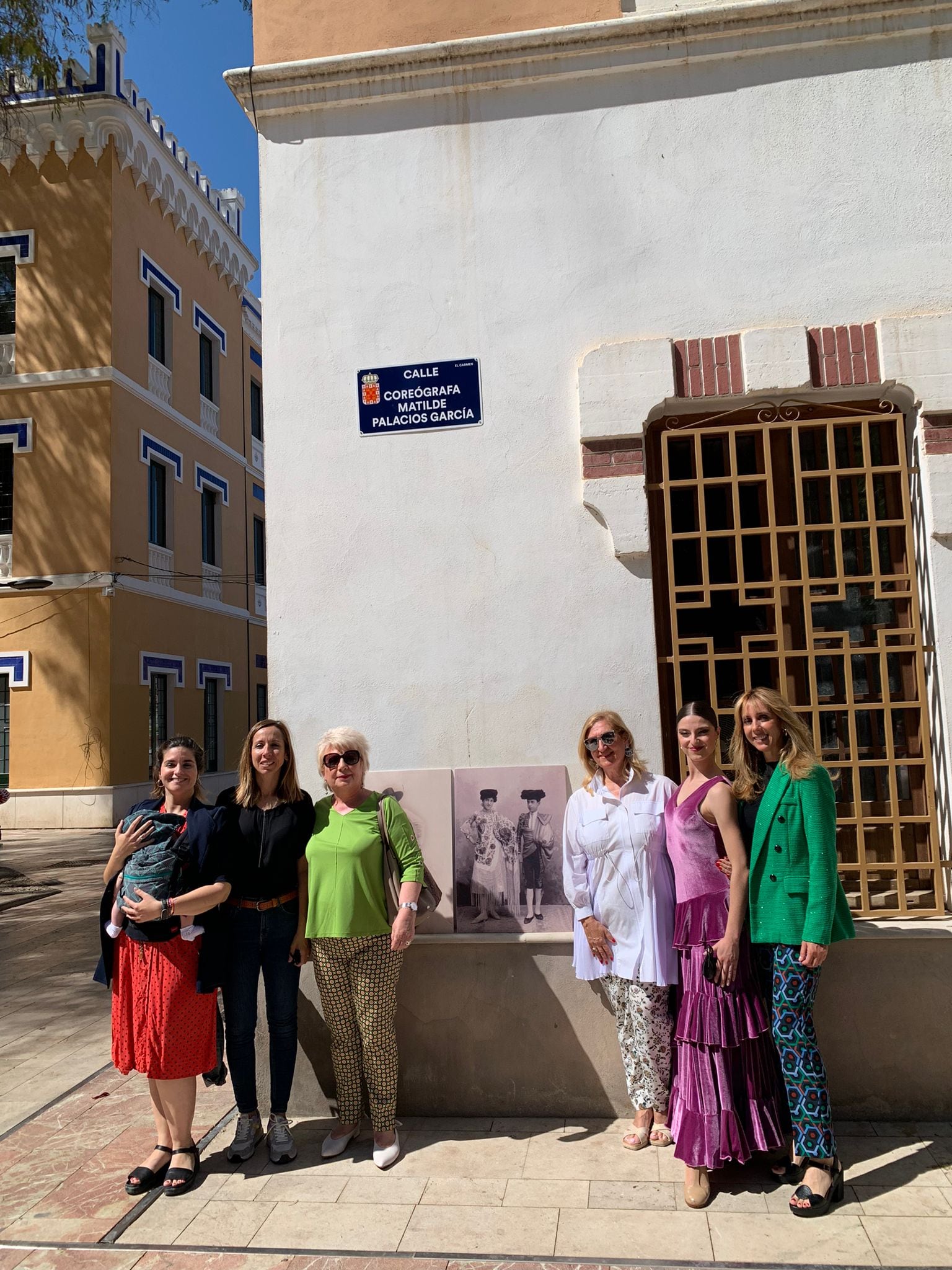 La coreógrafa Matilde Palacios, primera profesora de baile de Murcia, da nombre a una calle junto al Cuartel de Artillería