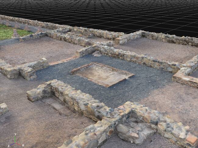 Recreación Tridimensional I de la Casa de Peristilo (publicado por la revista aplicaciones digitales en arqueología y patrimonio cultural)