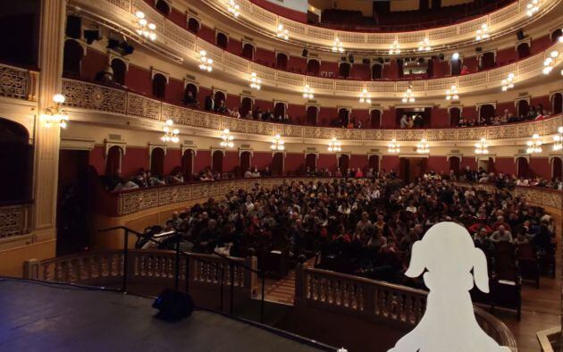 La platea del Teatre Fortuny ha quedat petita en motiu de la gala final del CNSJ.