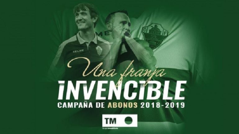 Pacheta y Nino son la imagen de la campaña de abonos del Elche