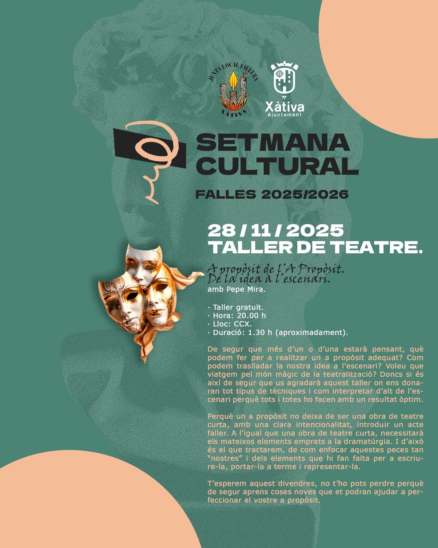 Cartel de la actividad