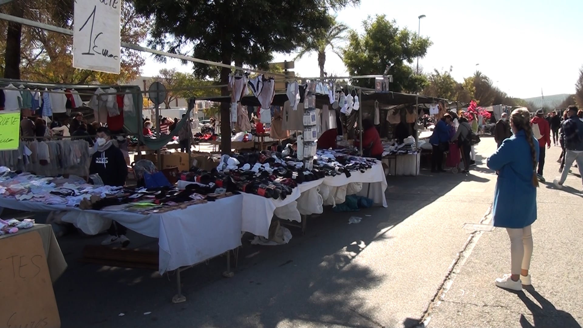 Imagen de archivo del mercadillo de Andújar