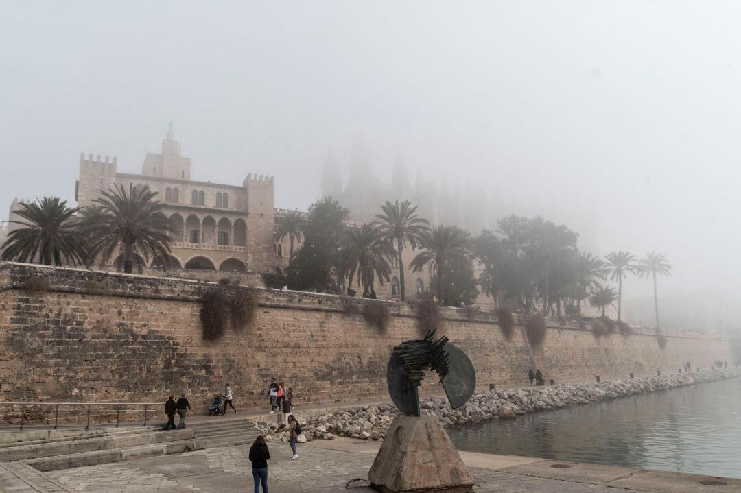 Niebla en Palma de Mallorca