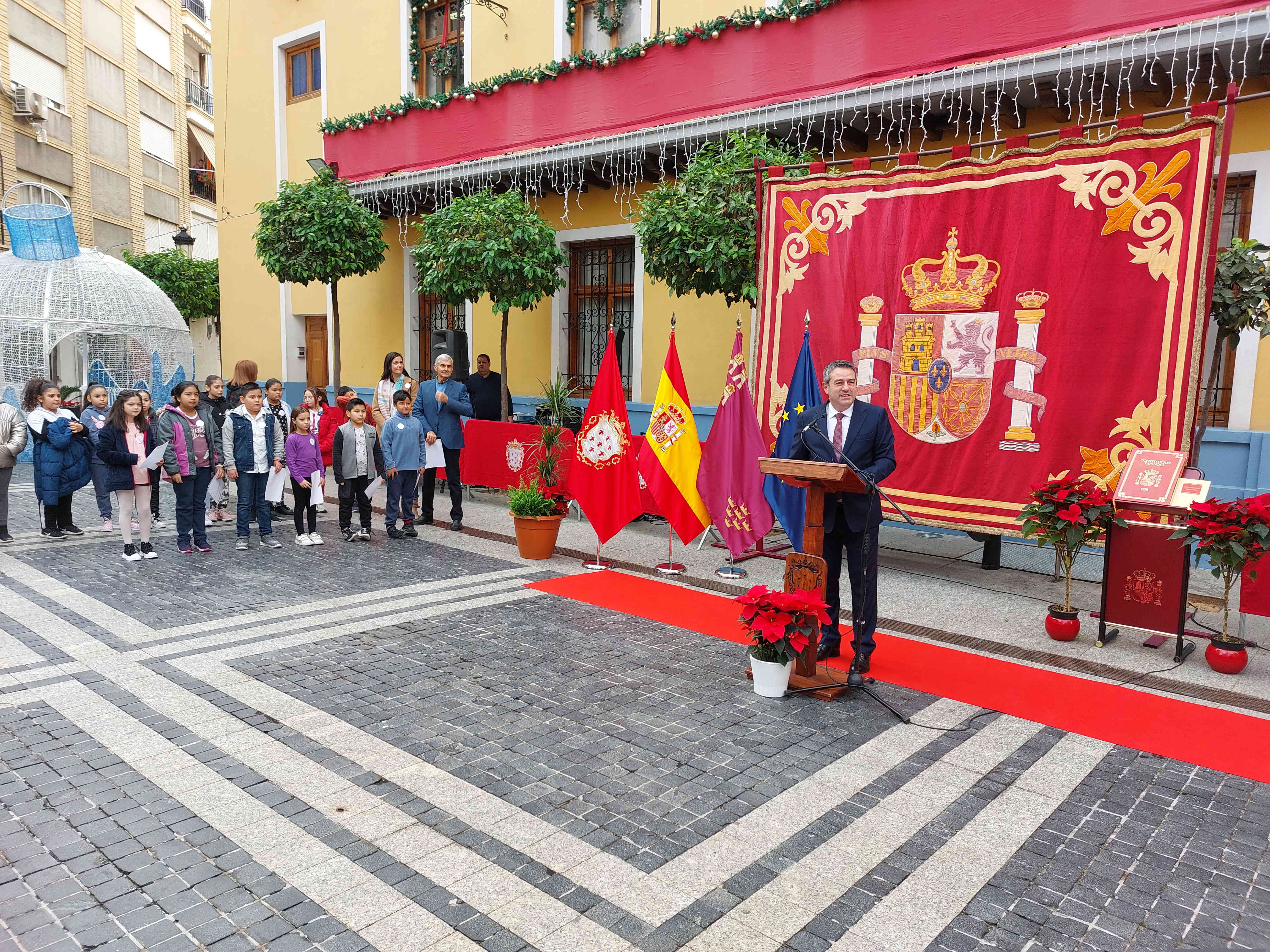 Homenaje a la Constitución Española celebrado en Alcantarilla (Murcia)